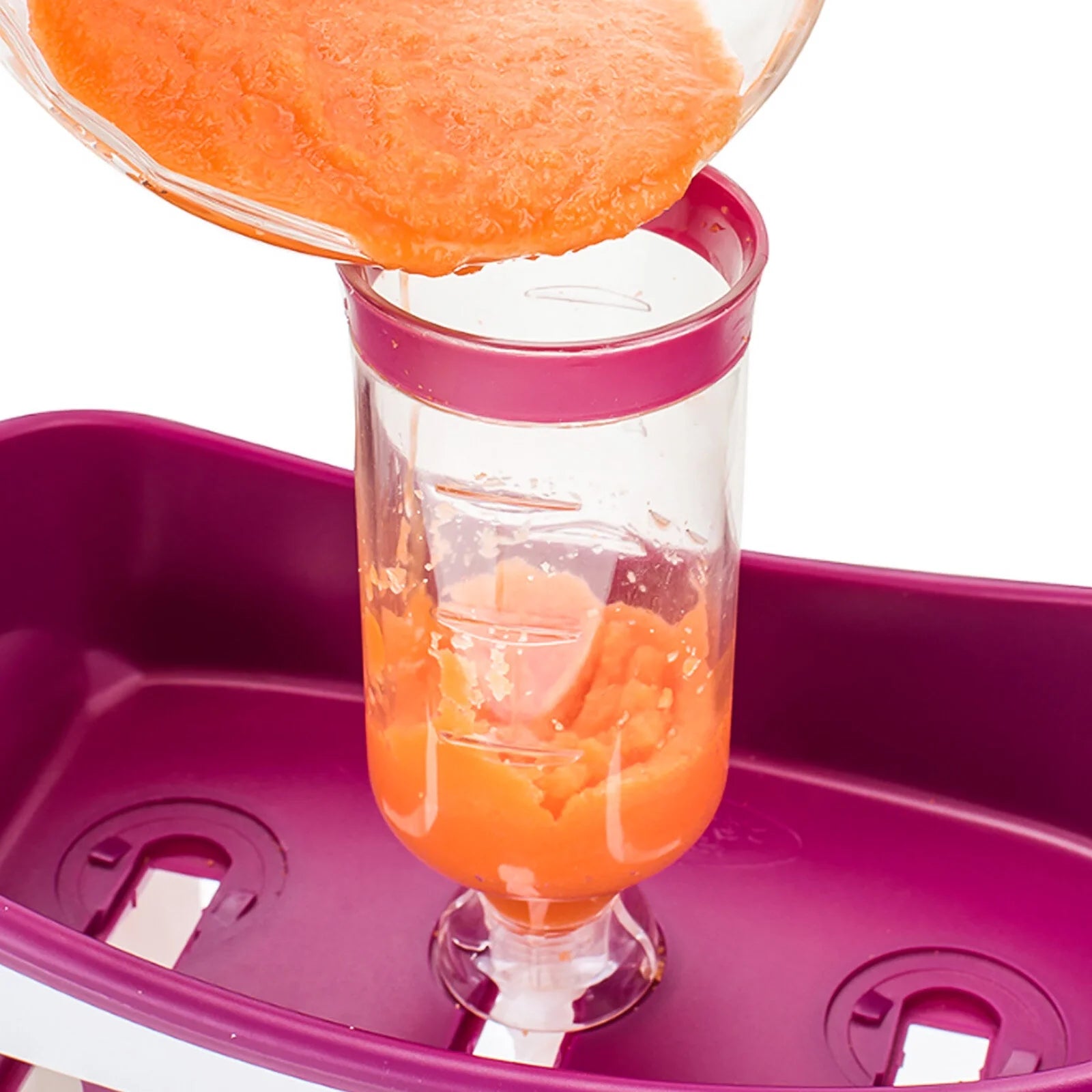 Squeeze Station for Homemade Baby Food, Pouch Filling Station for Puree Food for Babies and Toddlers, Dishwasher Safe and Bpa-Free with 10 Storage Bags 8.26"X8.66"X3.54"